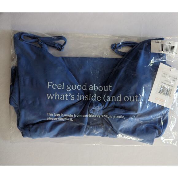 Andie Swim Blue One Piece Swimsuit The Santorini Size Medium - Picture 7 of 10